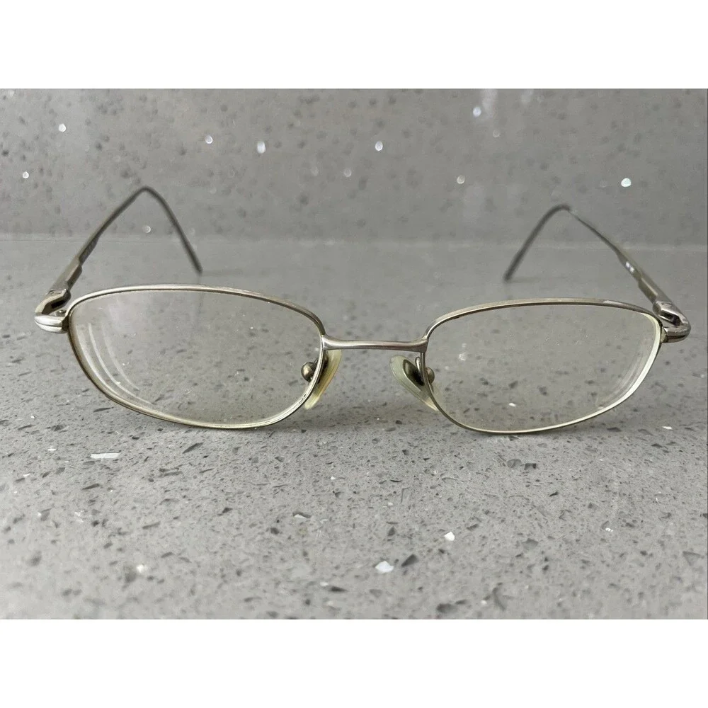 Chaps Eyeglasses FRAMES ONLY 61 1FH 53-19-145 Full Rim Silver